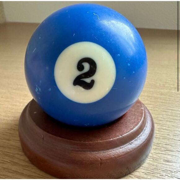 Special Order - Billiard/Pool Regulation Resin Number Blue 2 and Number 10 - Picture 1 of 2